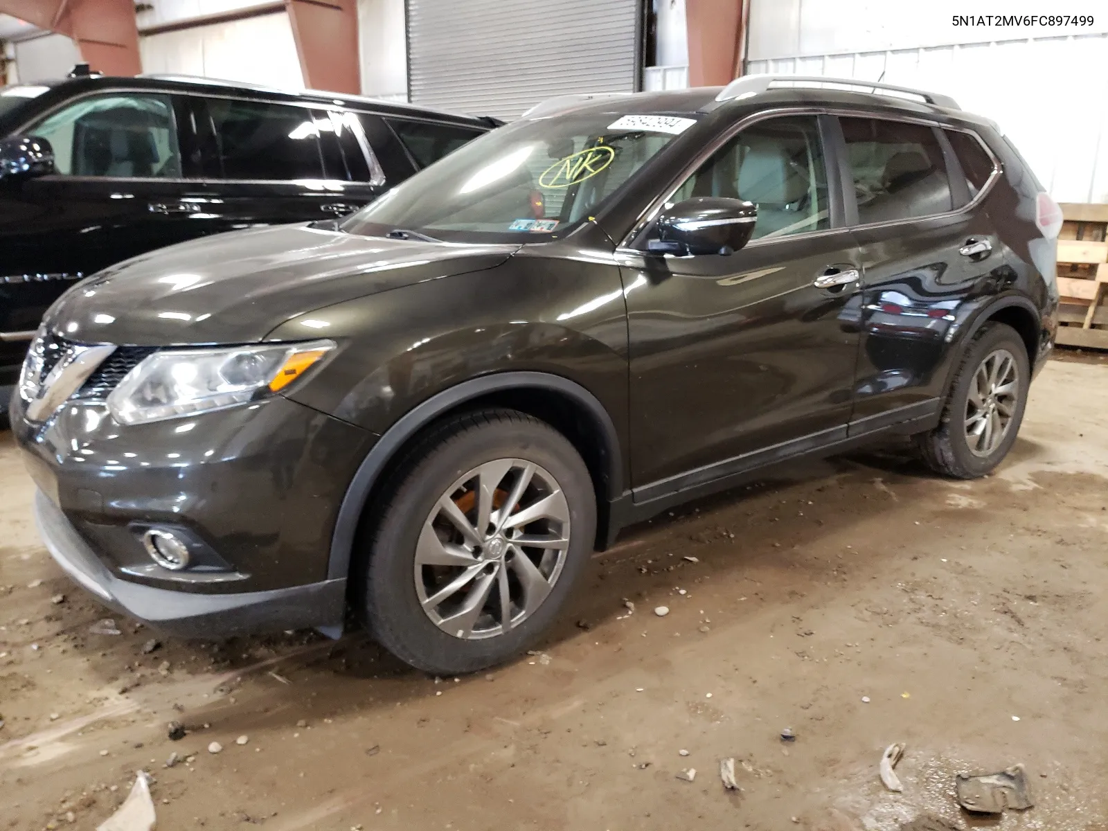 2015 Nissan Rogue S VIN: 5N1AT2MV6FC897499 Lot: 59842994