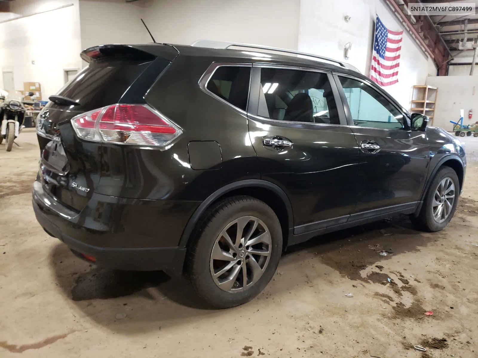 2015 Nissan Rogue S VIN: 5N1AT2MV6FC897499 Lot: 59842994