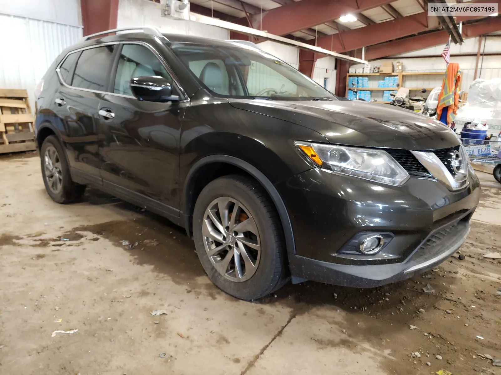 2015 Nissan Rogue S VIN: 5N1AT2MV6FC897499 Lot: 59842994