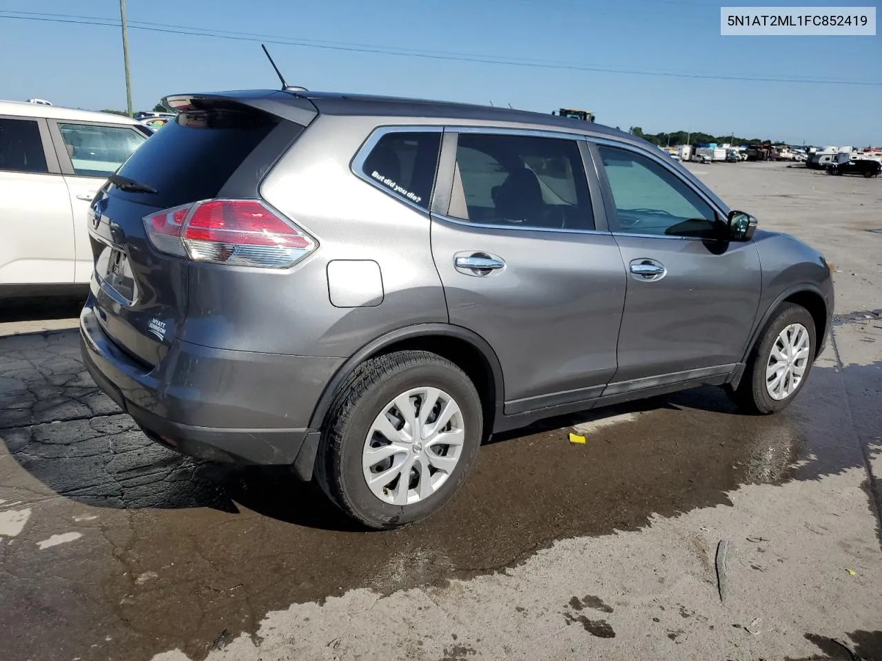 2015 Nissan Rogue S VIN: 5N1AT2ML1FC852419 Lot: 60150444