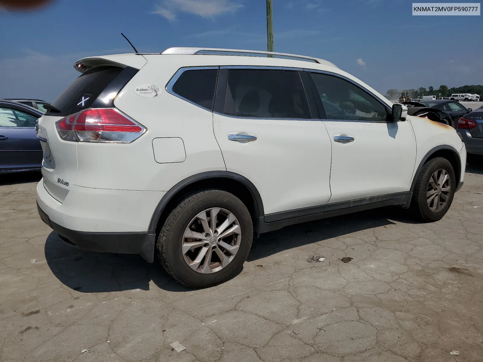 KNMAT2MV0FP590777 2015 Nissan Rogue S