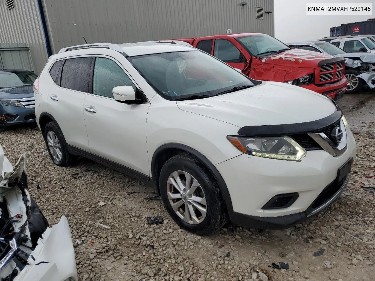 2015 Nissan Rogue S VIN: KNMAT2MVXFP529145 Lot: 60336994