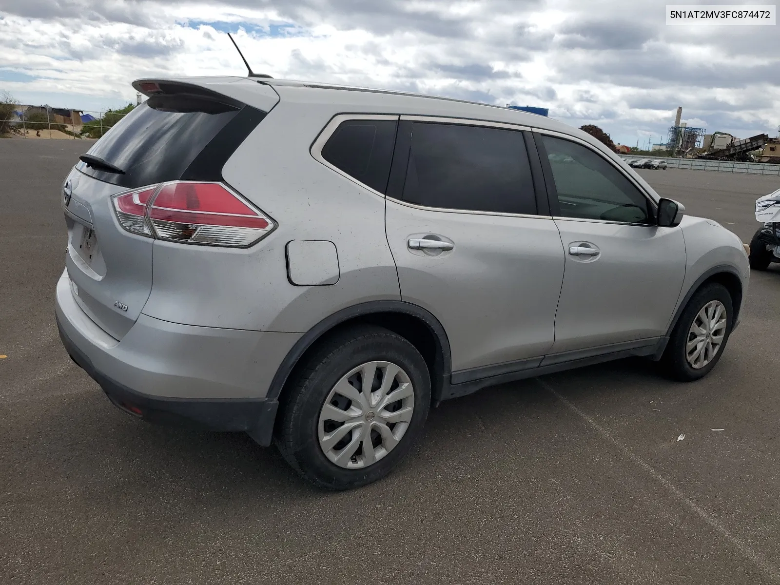 2015 Nissan Rogue S VIN: 5N1AT2MV3FC874472 Lot: 60533424