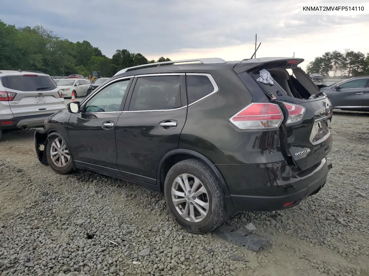 KNMAT2MV4FP514110 2015 Nissan Rogue S