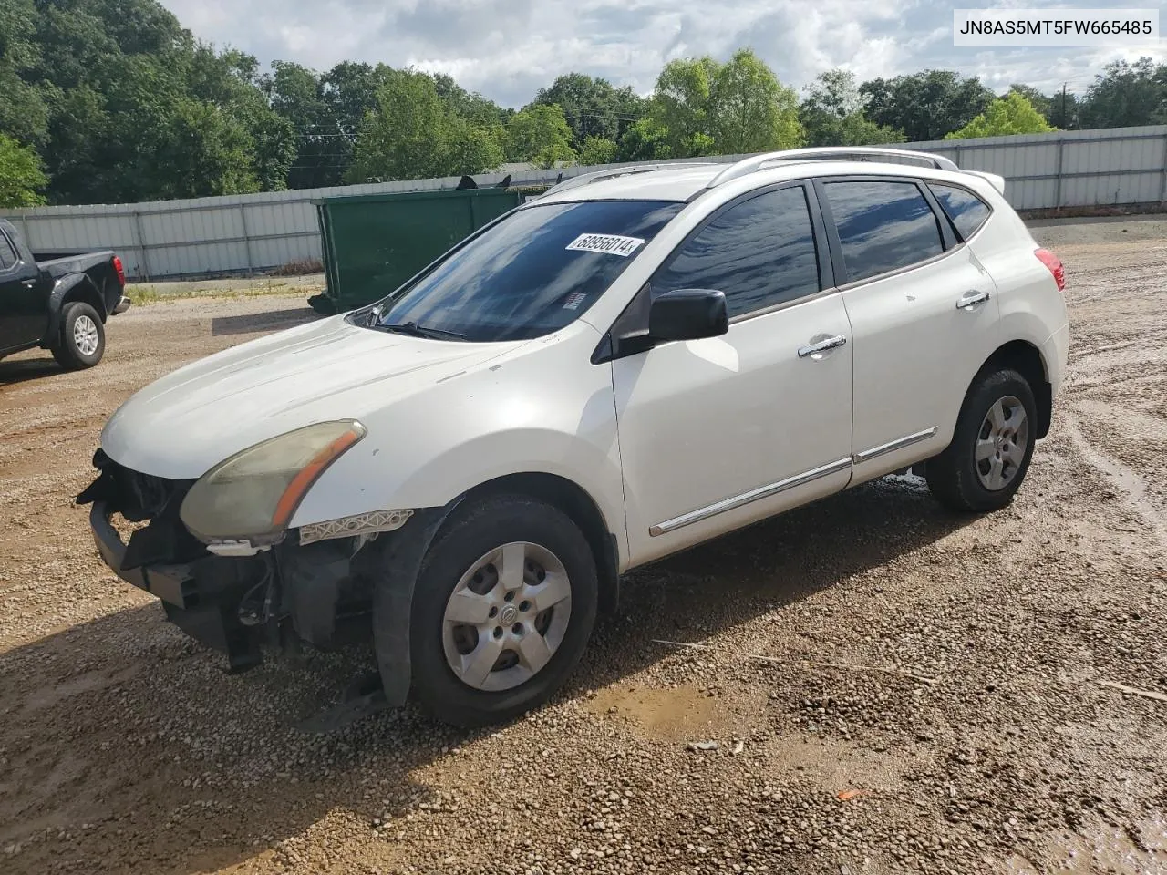 2015 Nissan Rogue Select S VIN: JN8AS5MT5FW665485 Lot: 60956014