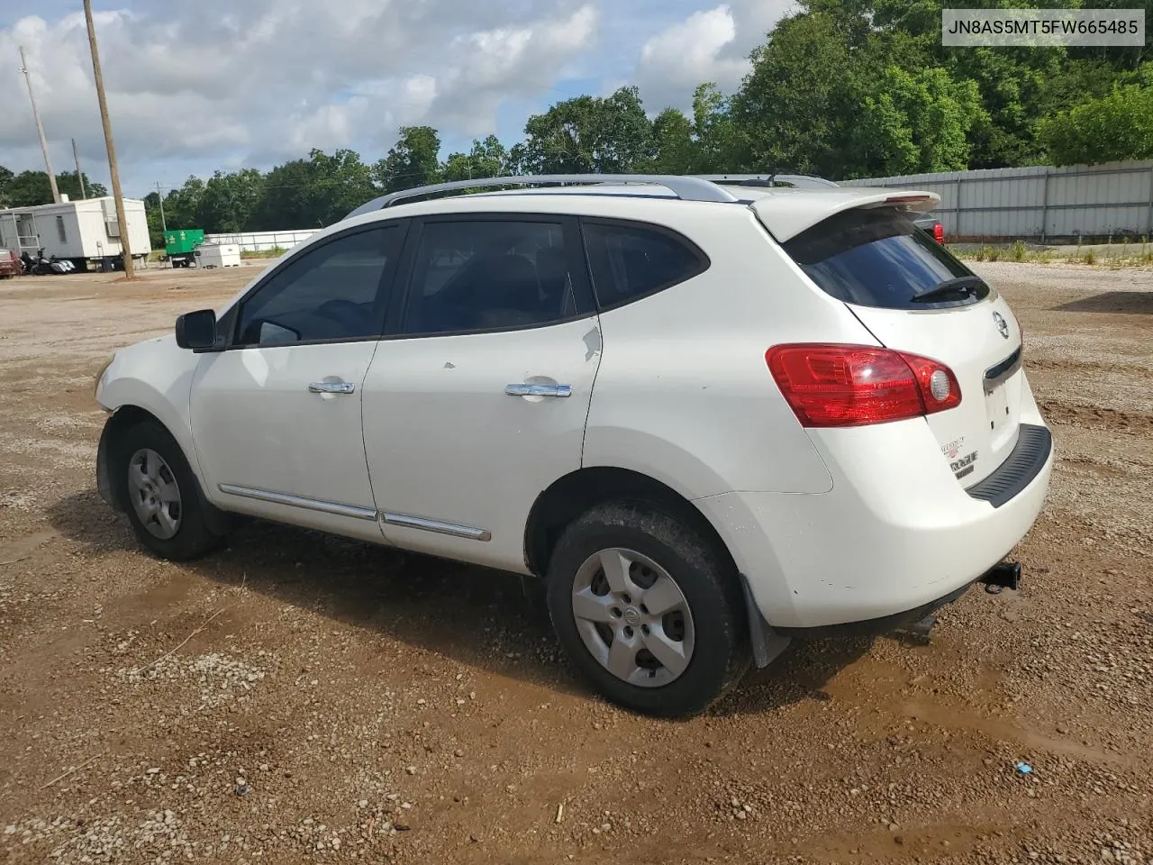 2015 Nissan Rogue Select S VIN: JN8AS5MT5FW665485 Lot: 60956014