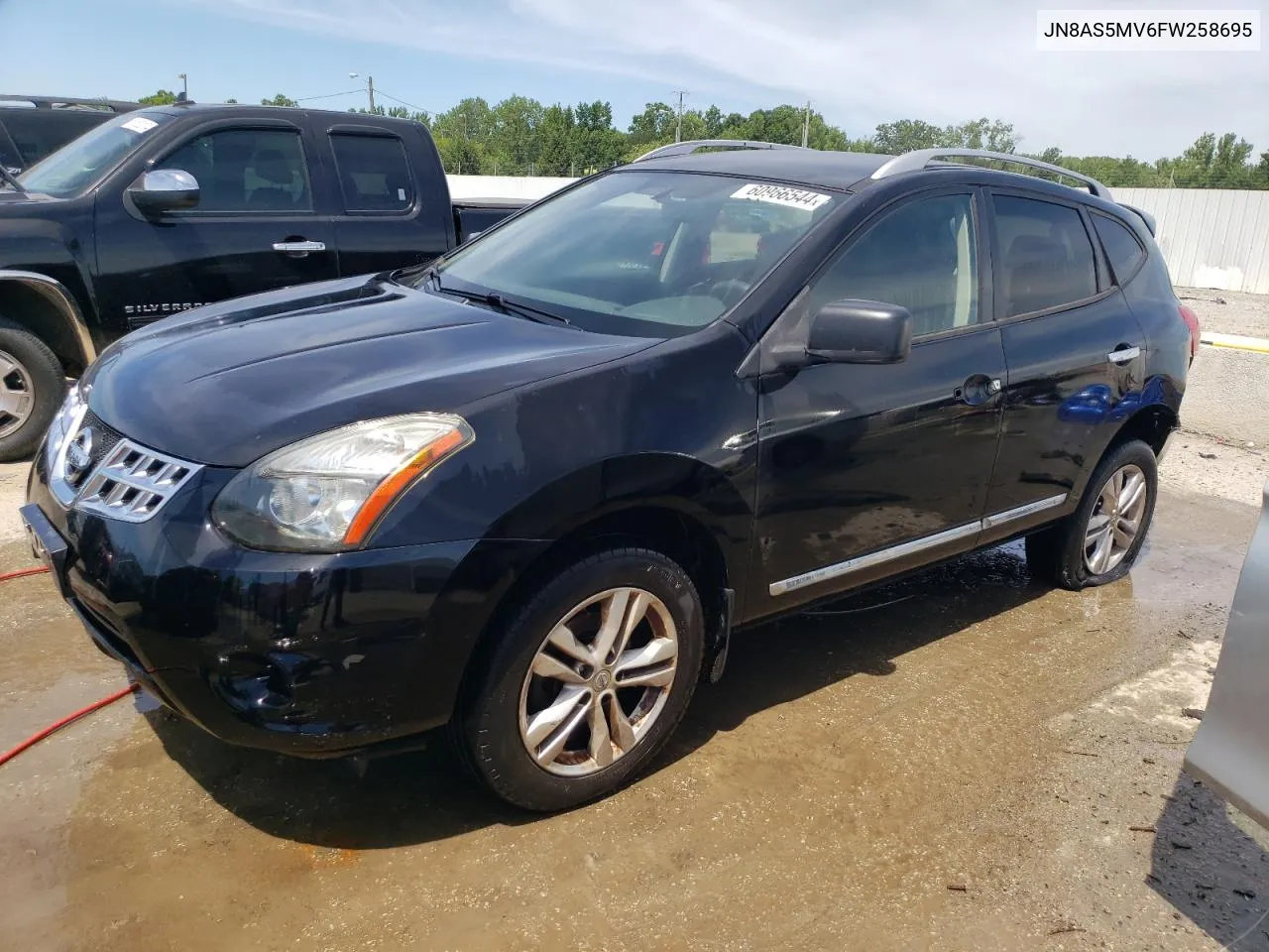 2015 Nissan Rogue Select S VIN: JN8AS5MV6FW258695 Lot: 60966544