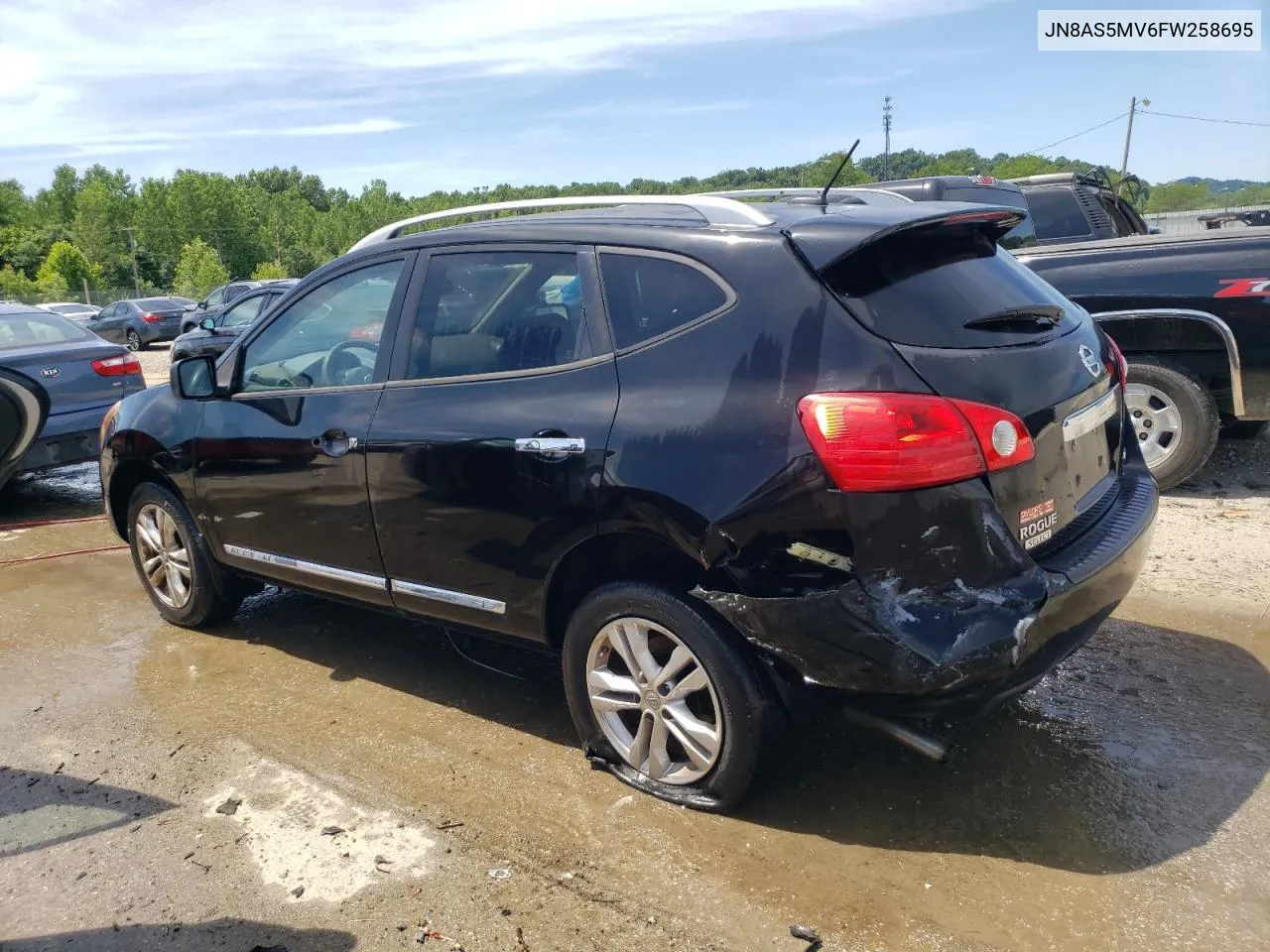 2015 Nissan Rogue Select S VIN: JN8AS5MV6FW258695 Lot: 60966544