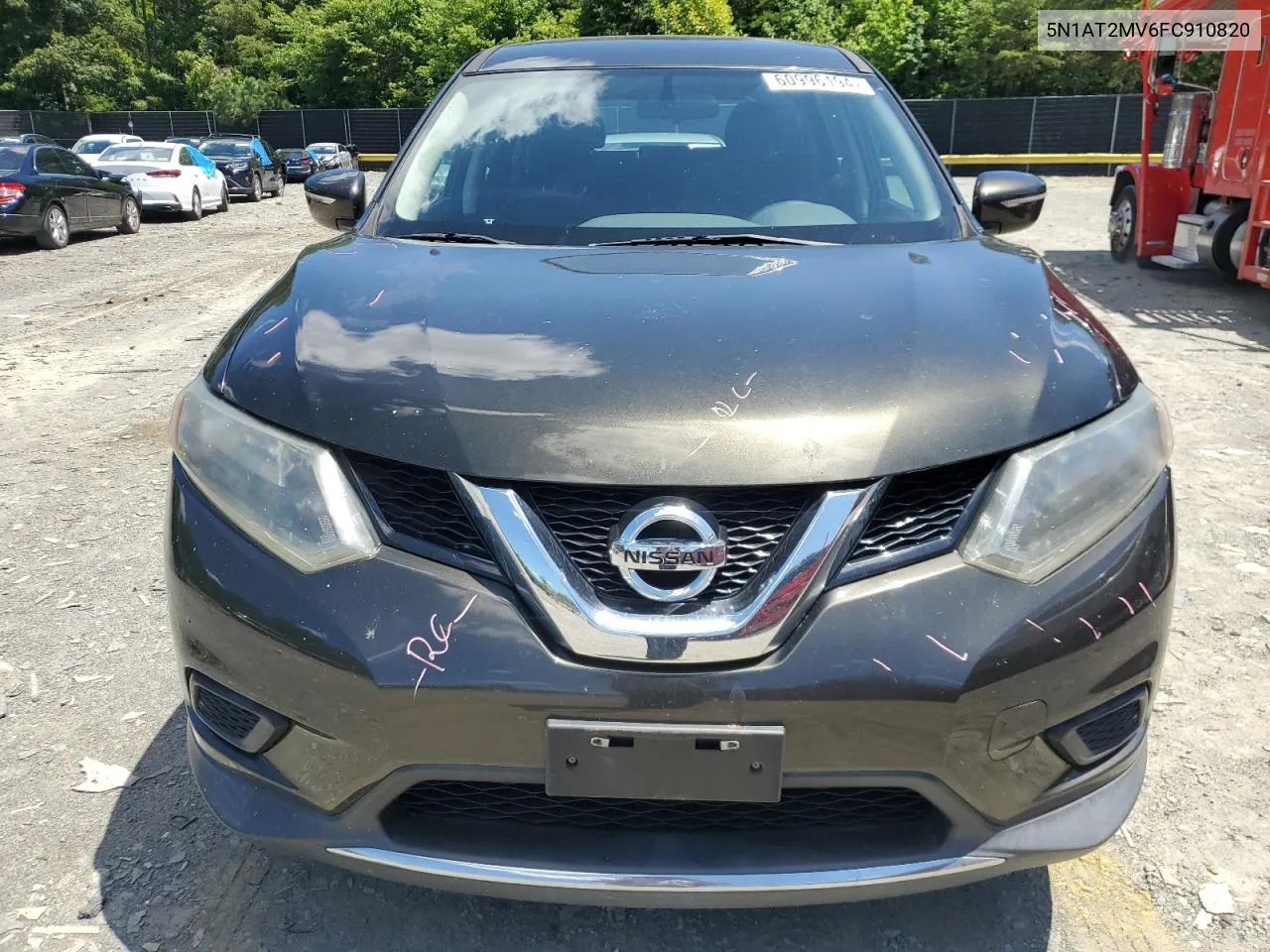 2015 Nissan Rogue S VIN: 5N1AT2MV6FC910820 Lot: 60996194