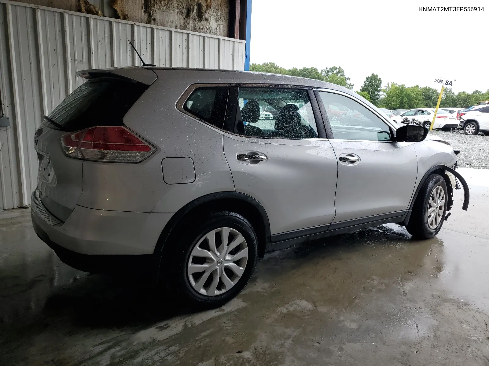 2015 Nissan Rogue S VIN: KNMAT2MT3FP556914 Lot: 61872664