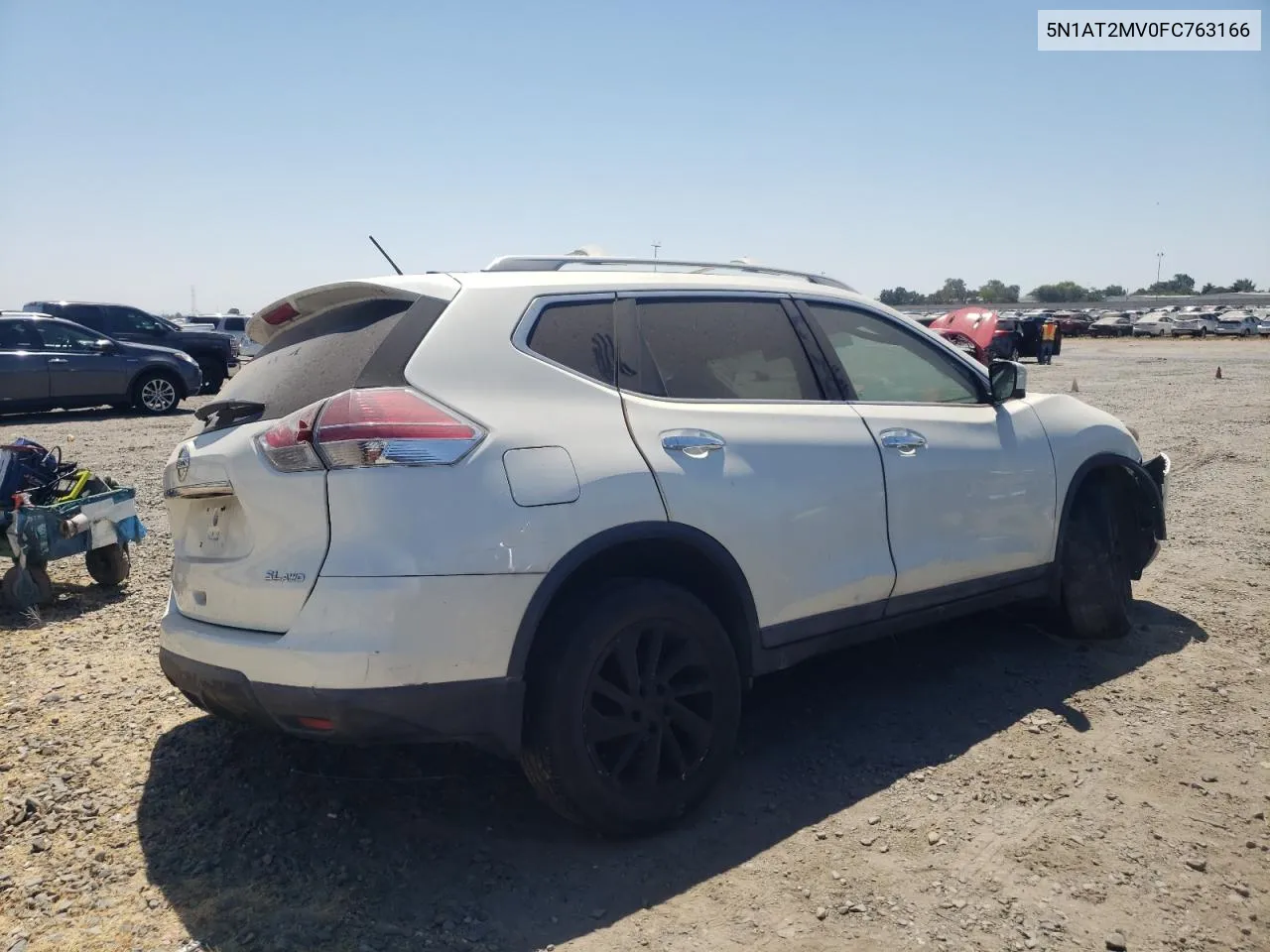 2015 Nissan Rogue S VIN: 5N1AT2MV0FC763166 Lot: 61881014