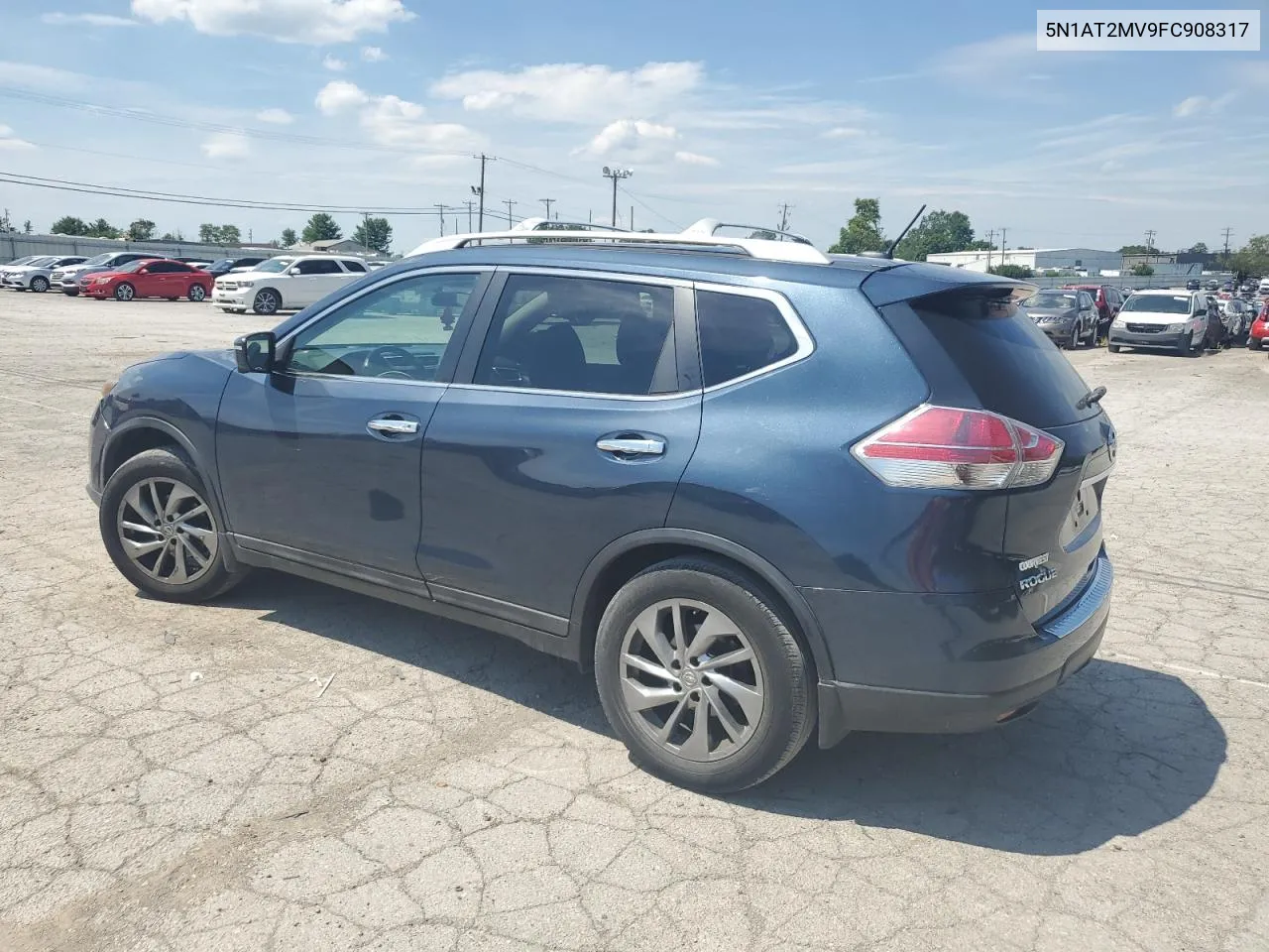 2015 Nissan Rogue S VIN: 5N1AT2MV9FC908317 Lot: 61936194