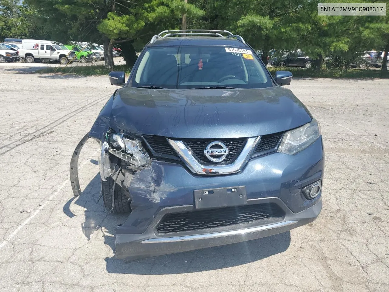 5N1AT2MV9FC908317 2015 Nissan Rogue S