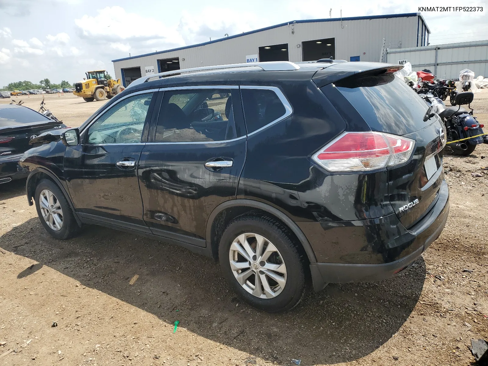 2015 Nissan Rogue S VIN: KNMAT2MT1FP522373 Lot: 62289714