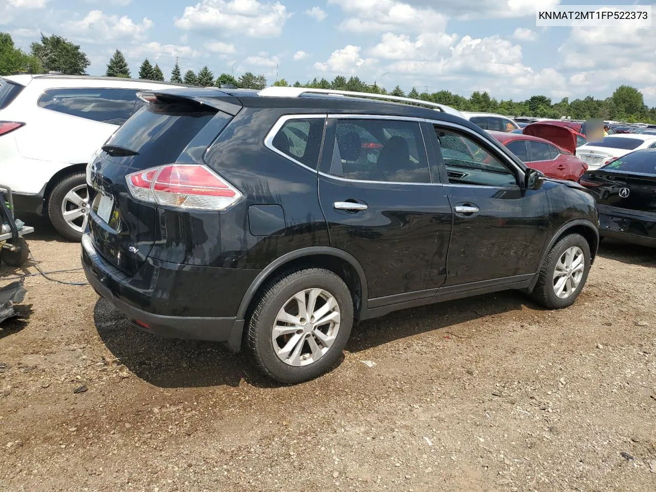 2015 Nissan Rogue S VIN: KNMAT2MT1FP522373 Lot: 62289714