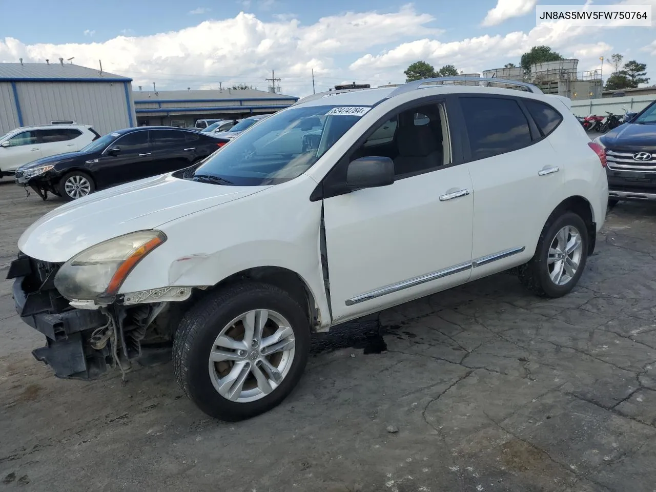 2015 Nissan Rogue Select S VIN: JN8AS5MV5FW750764 Lot: 62474784