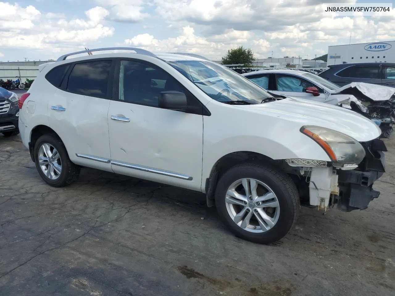 2015 Nissan Rogue Select S VIN: JN8AS5MV5FW750764 Lot: 62474784