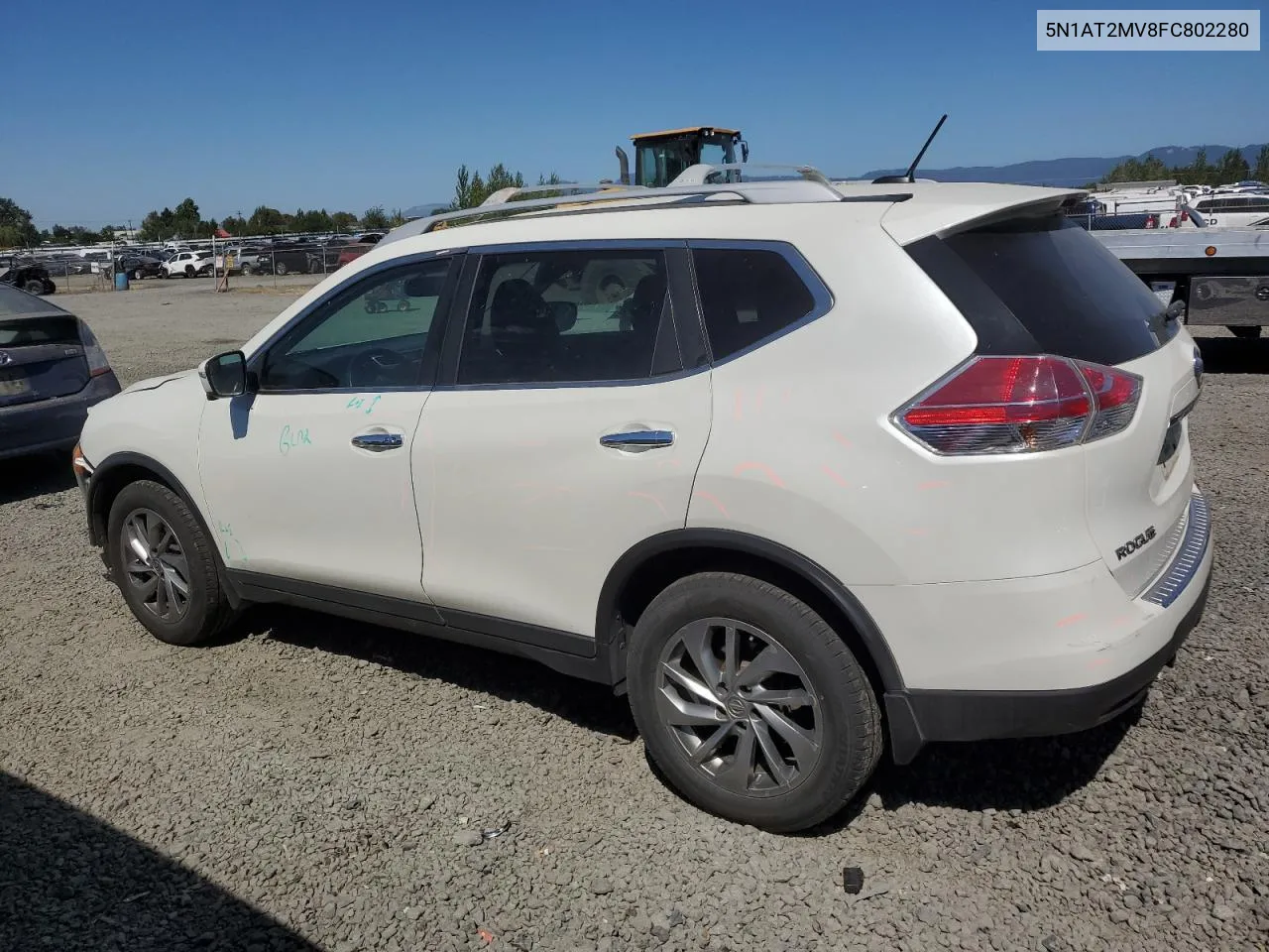 2015 Nissan Rogue S VIN: 5N1AT2MV8FC802280 Lot: 62487084