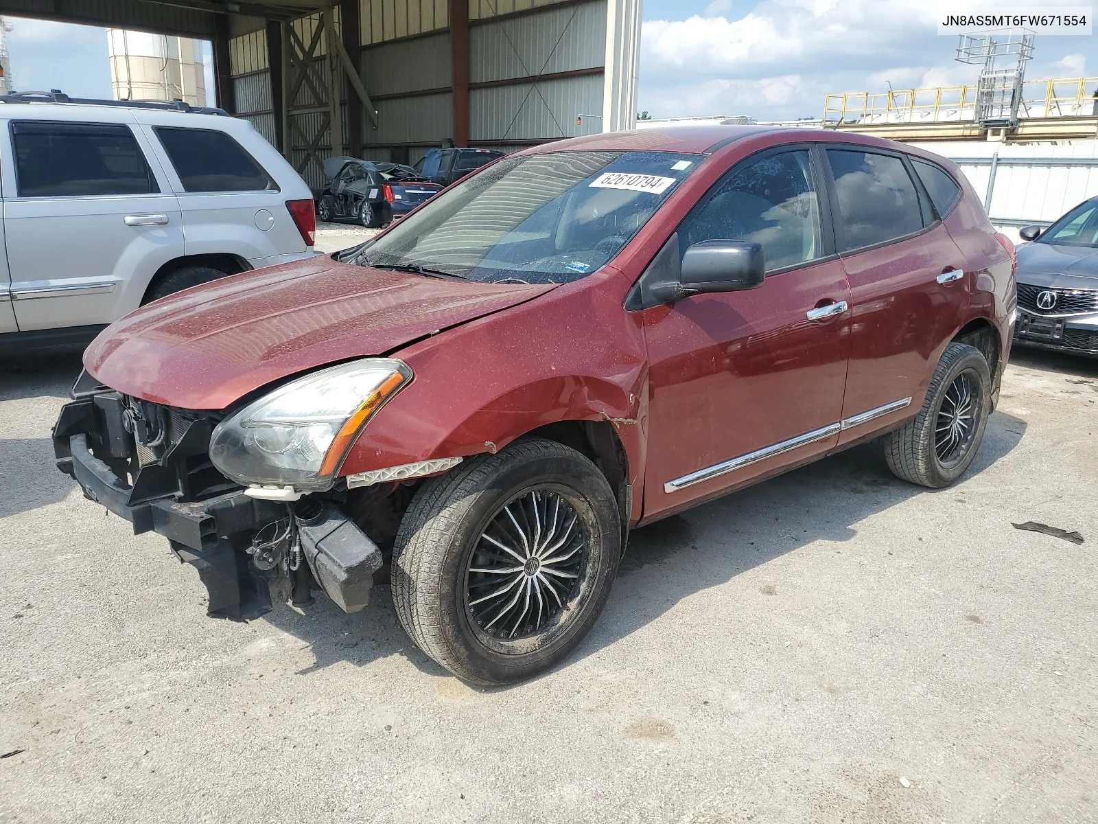 JN8AS5MT6FW671554 2015 Nissan Rogue Select S