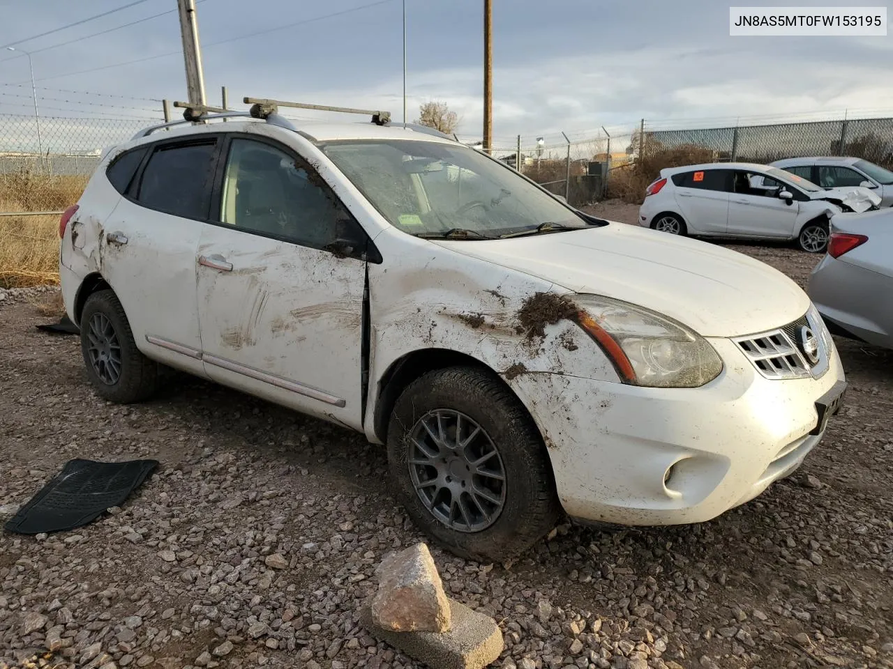 2015 Nissan Rogue Select S VIN: JN8AS5MT0FW153195 Lot: 62752034