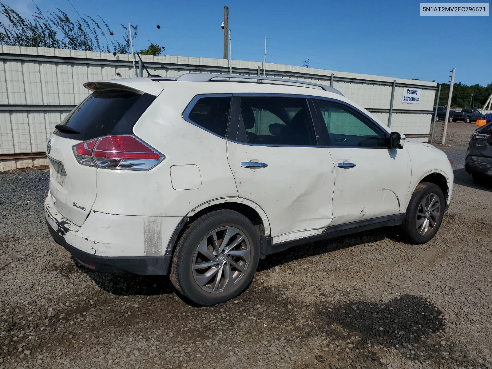 2015 Nissan Rogue S VIN: 5N1AT2MV2FC796671 Lot: 62848424