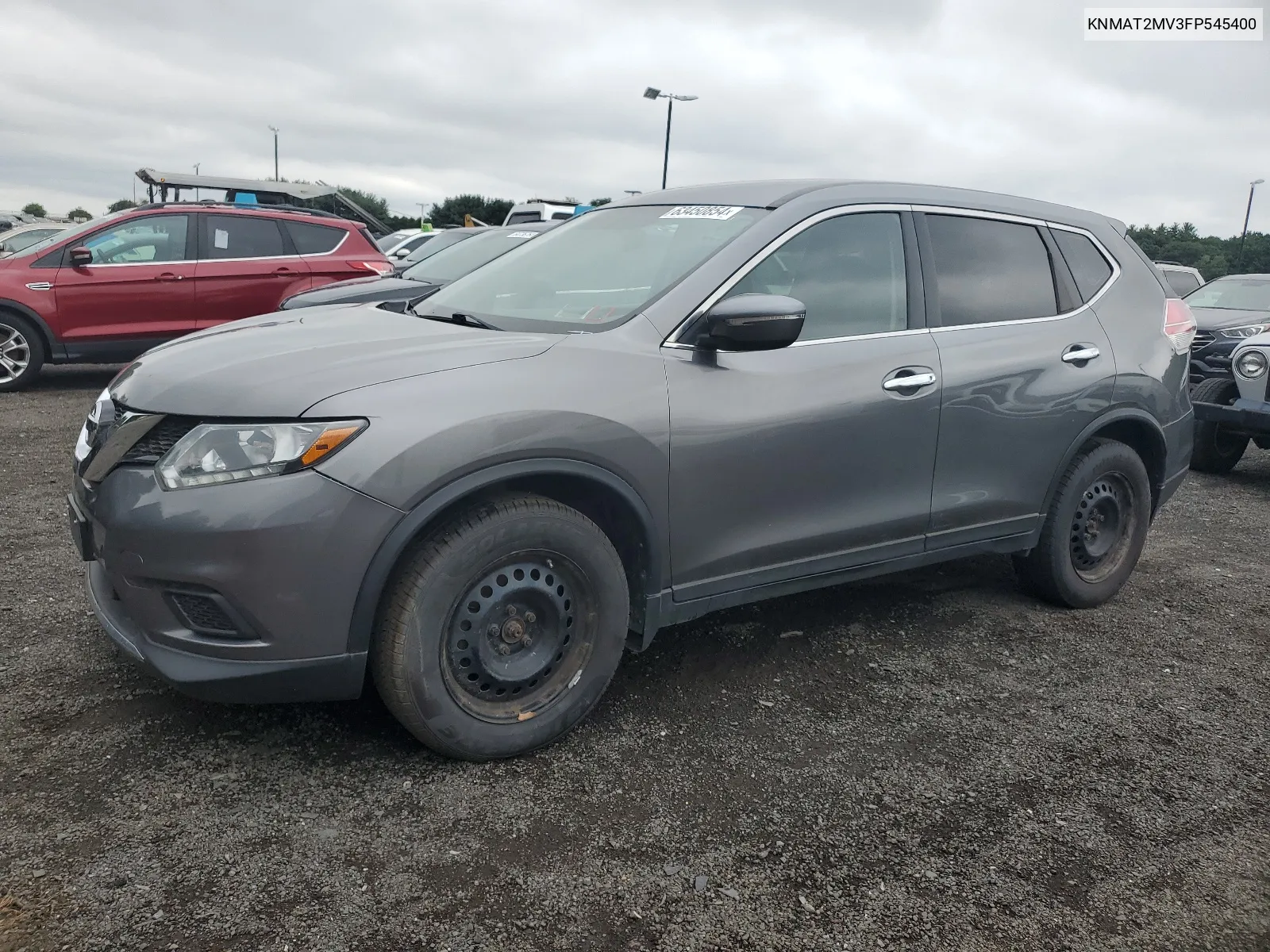 2015 Nissan Rogue S VIN: KNMAT2MV3FP545400 Lot: 63450854