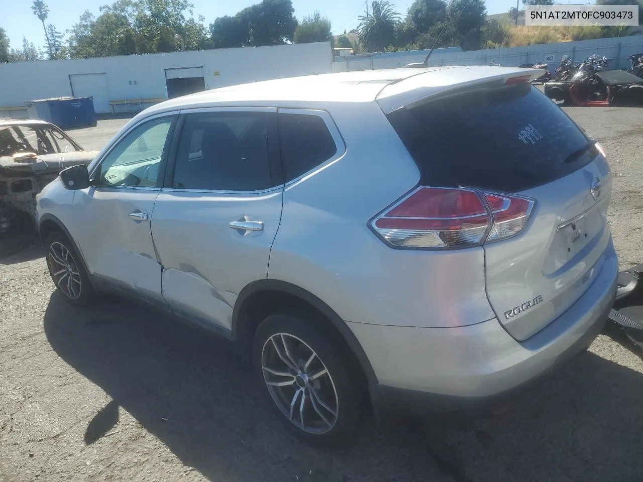 2015 Nissan Rogue S VIN: 5N1AT2MT0FC903473 Lot: 64158444