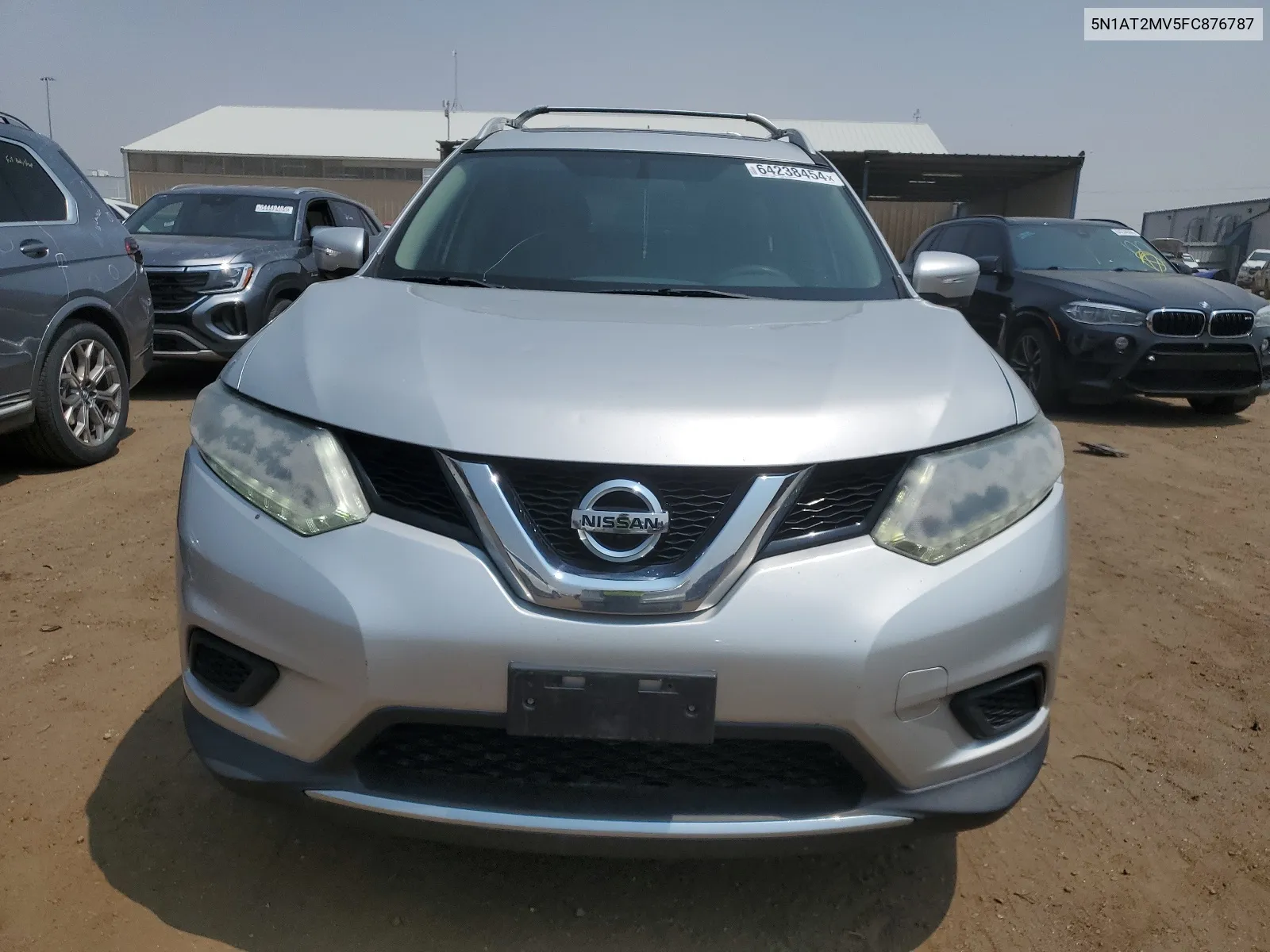 2015 Nissan Rogue S VIN: 5N1AT2MV5FC876787 Lot: 64238454