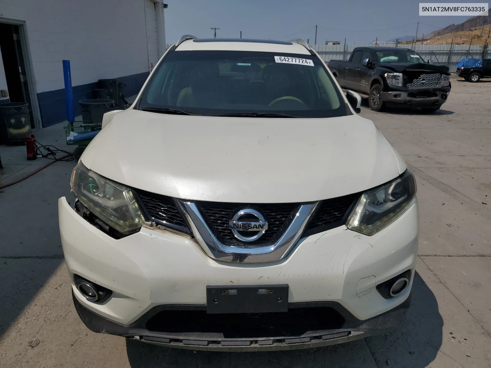 2015 Nissan Rogue S VIN: 5N1AT2MV8FC763335 Lot: 64277724