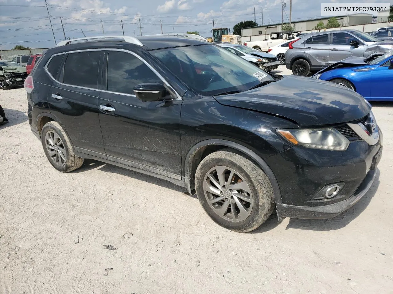 2015 Nissan Rogue S VIN: 5N1AT2MT2FC793364 Lot: 64383864