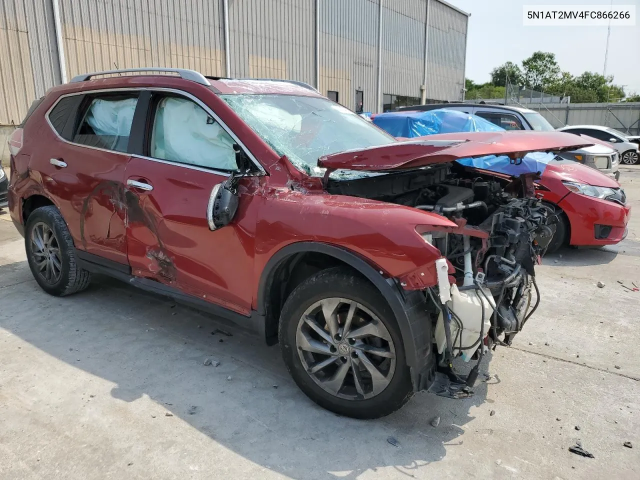 5N1AT2MV4FC866266 2015 Nissan Rogue S