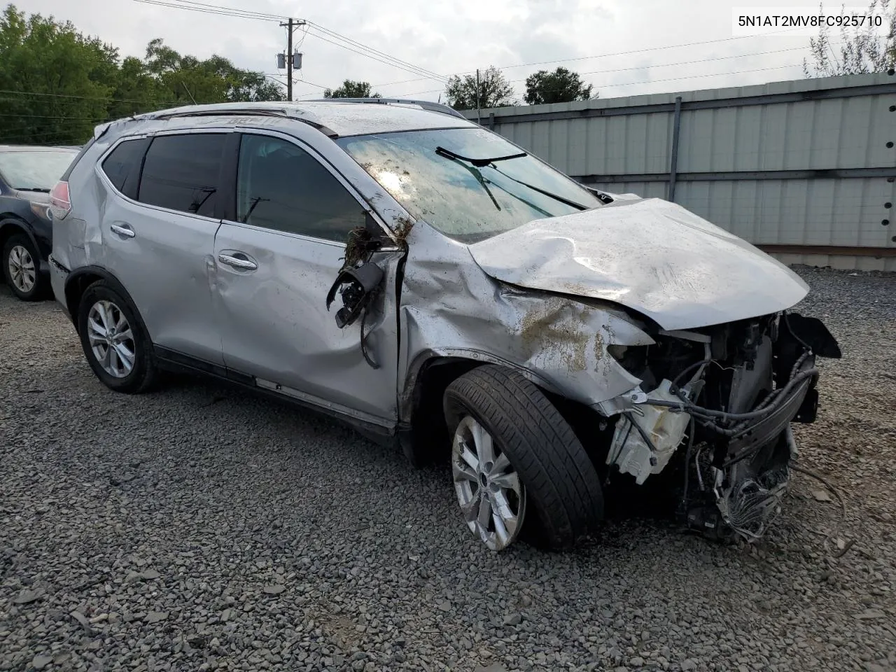 2015 Nissan Rogue S VIN: 5N1AT2MV8FC925710 Lot: 64771974