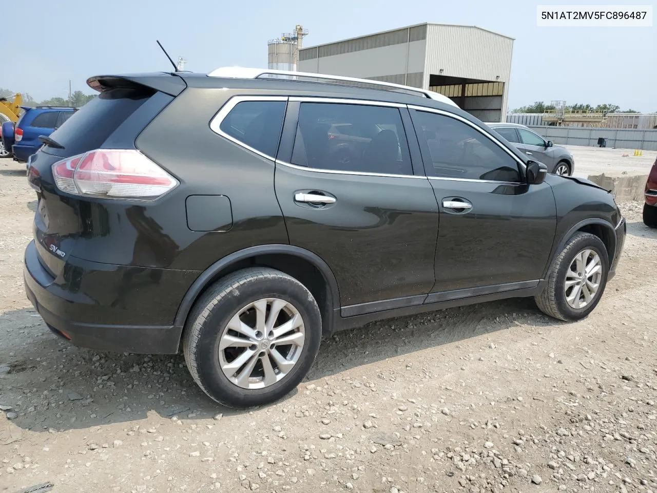 2015 Nissan Rogue S VIN: 5N1AT2MV5FC896487 Lot: 64861274