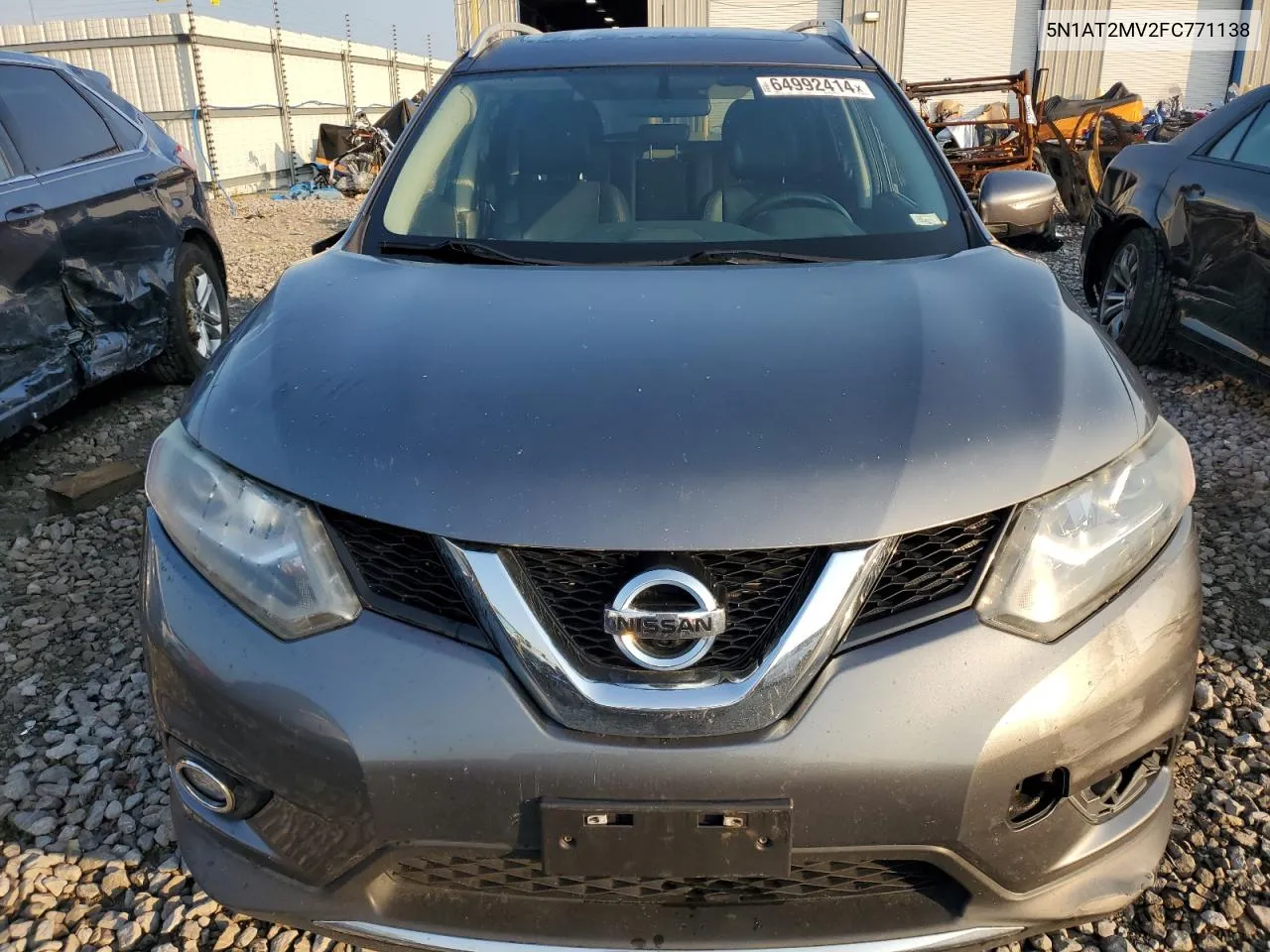 2015 Nissan Rogue S VIN: 5N1AT2MV2FC771138 Lot: 64992414