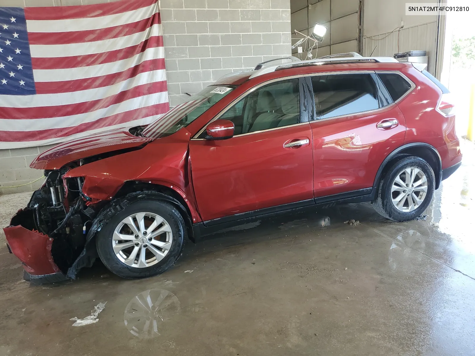 2015 Nissan Rogue S VIN: 5N1AT2MT4FC912810 Lot: 65238424