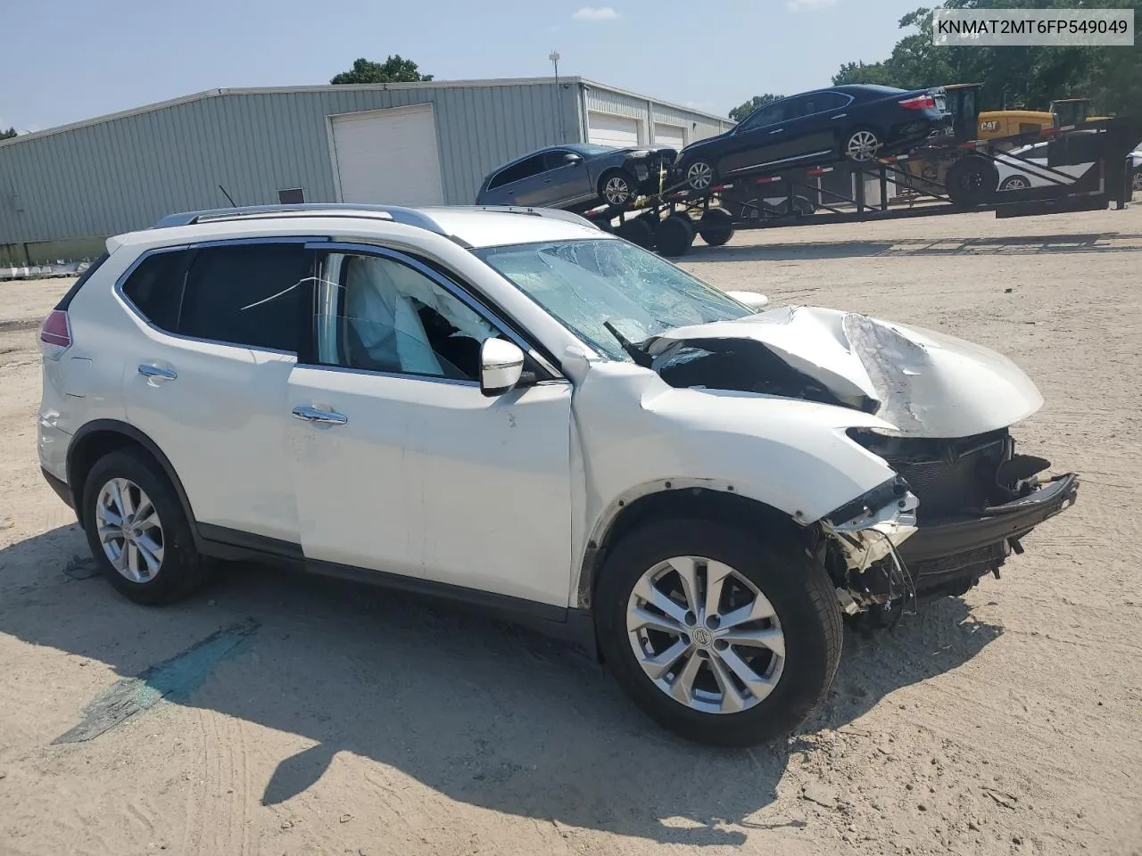 2015 Nissan Rogue S VIN: KNMAT2MT6FP549049 Lot: 65713304