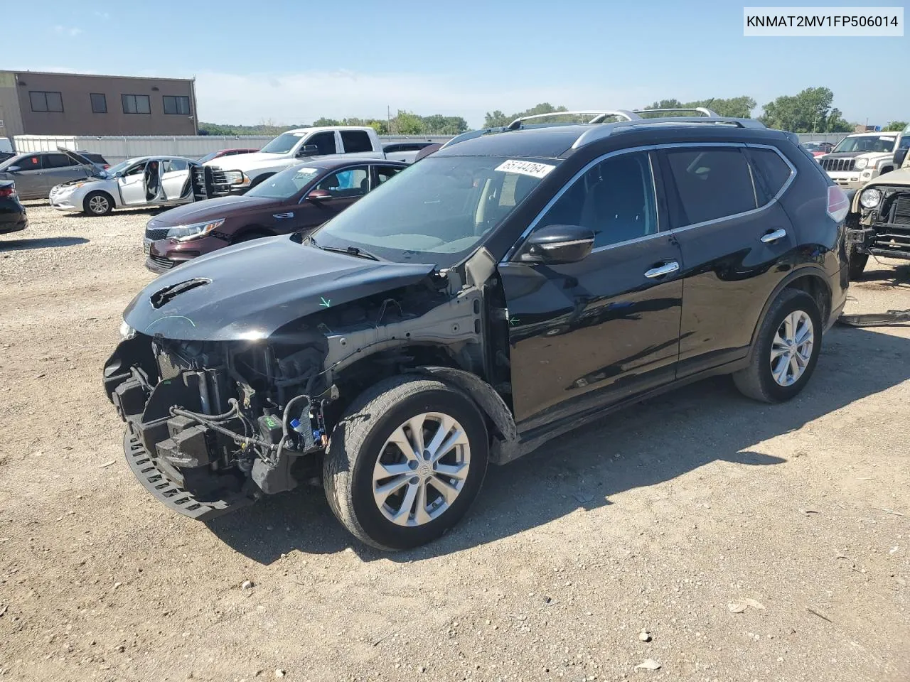 2015 Nissan Rogue S VIN: KNMAT2MV1FP506014 Lot: 65744264