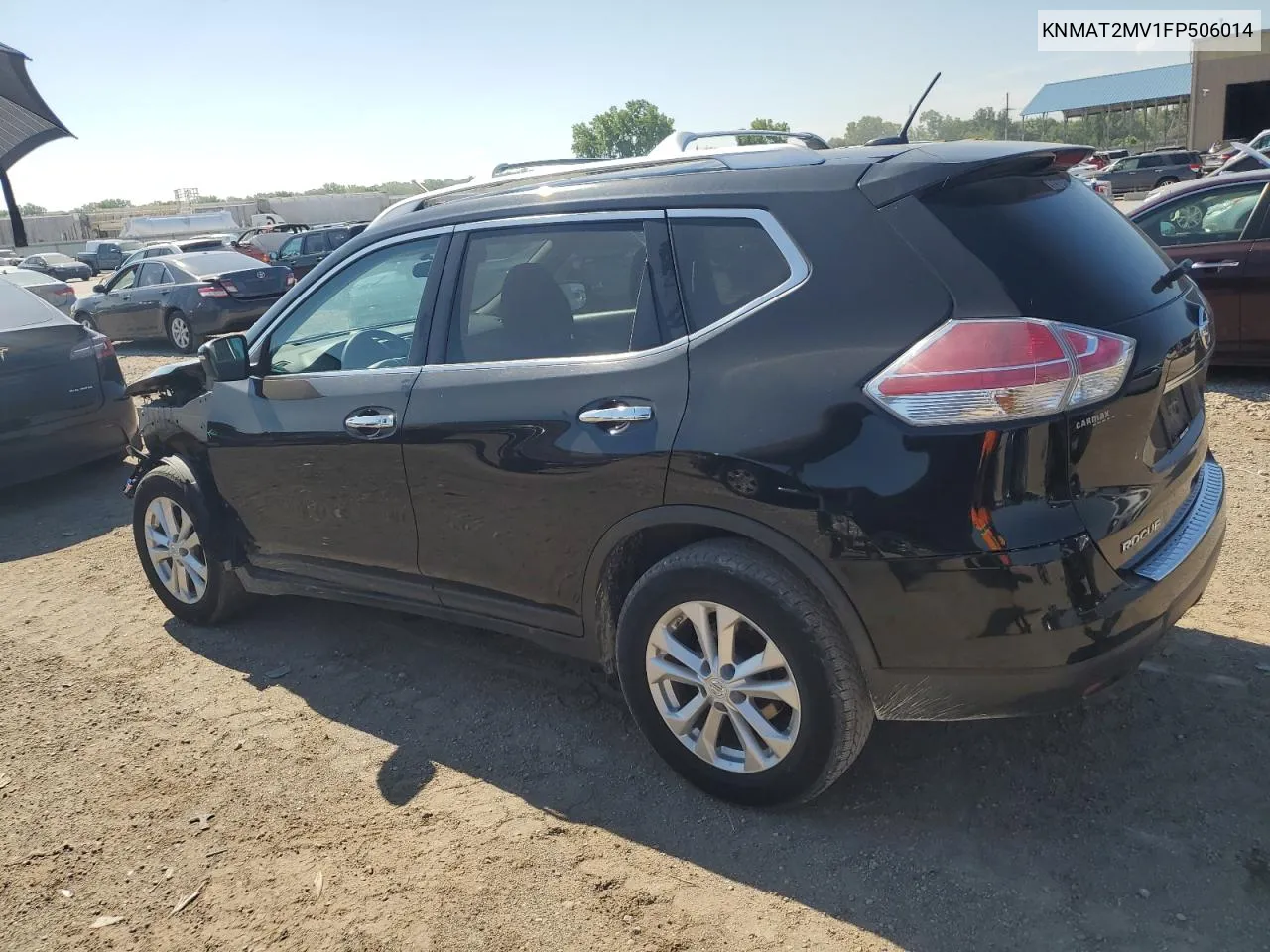 2015 Nissan Rogue S VIN: KNMAT2MV1FP506014 Lot: 65744264