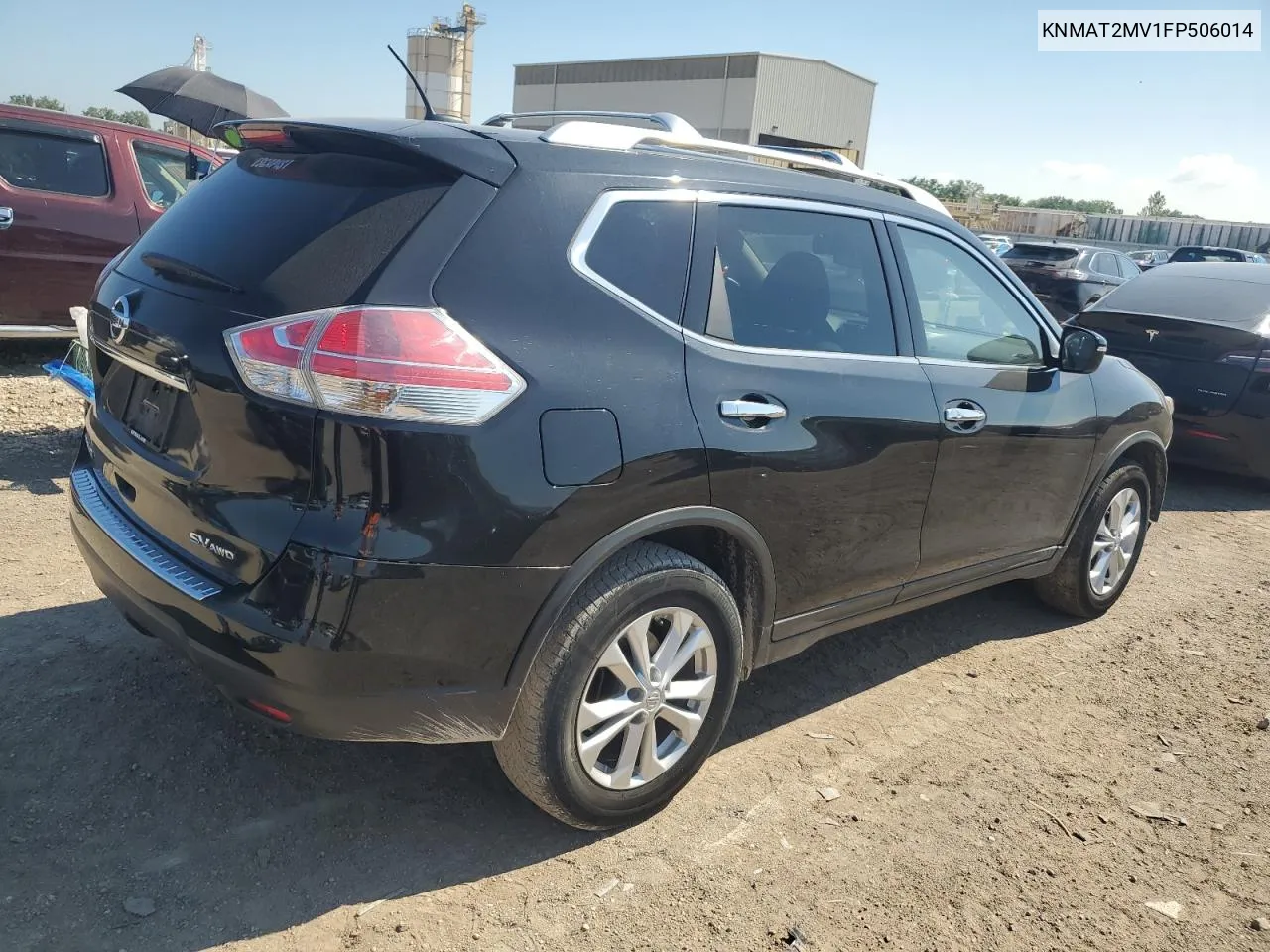 2015 Nissan Rogue S VIN: KNMAT2MV1FP506014 Lot: 65744264