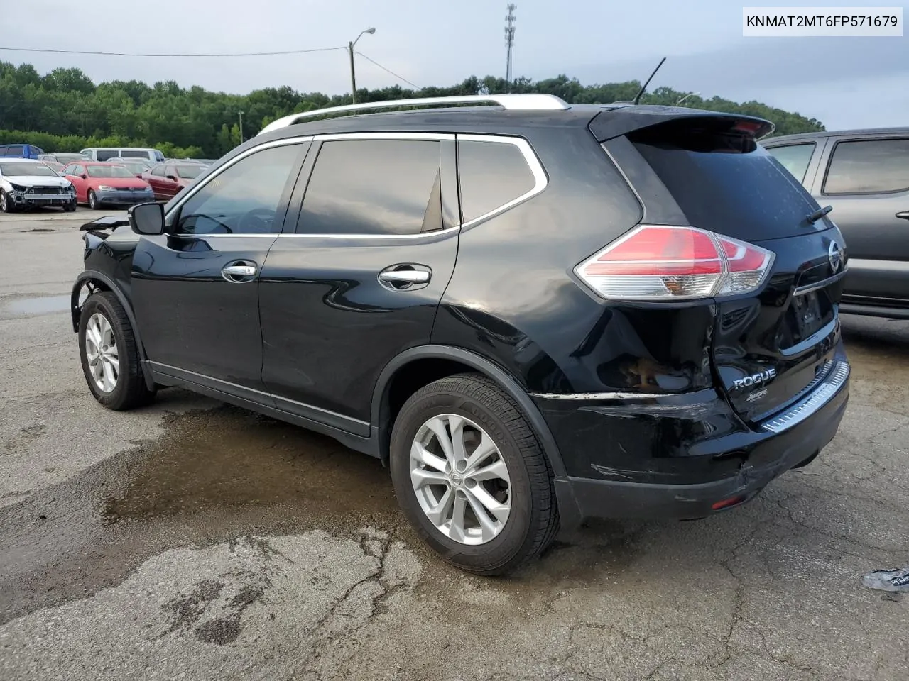 2015 Nissan Rogue S VIN: KNMAT2MT6FP571679 Lot: 65827344