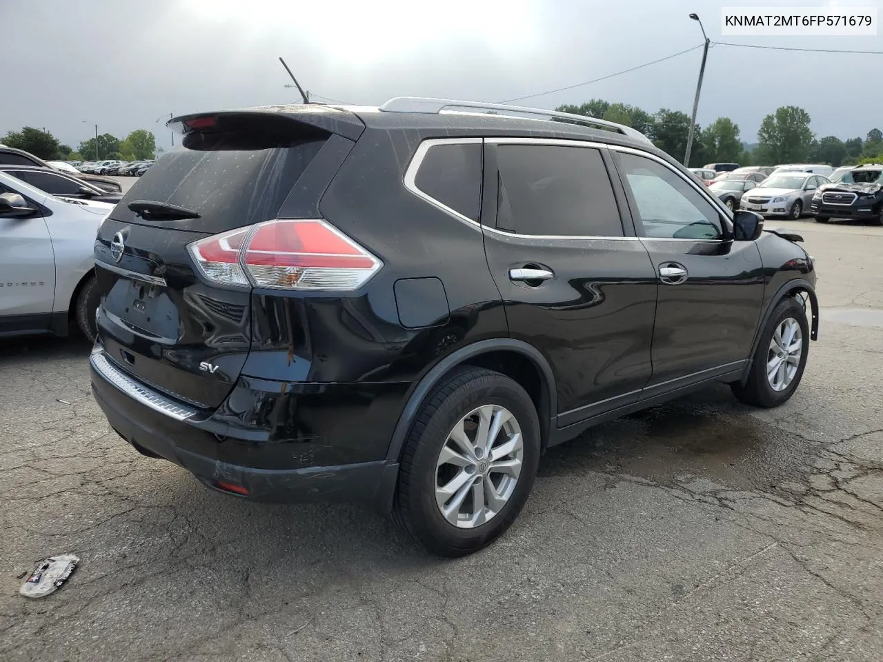 2015 Nissan Rogue S VIN: KNMAT2MT6FP571679 Lot: 65827344