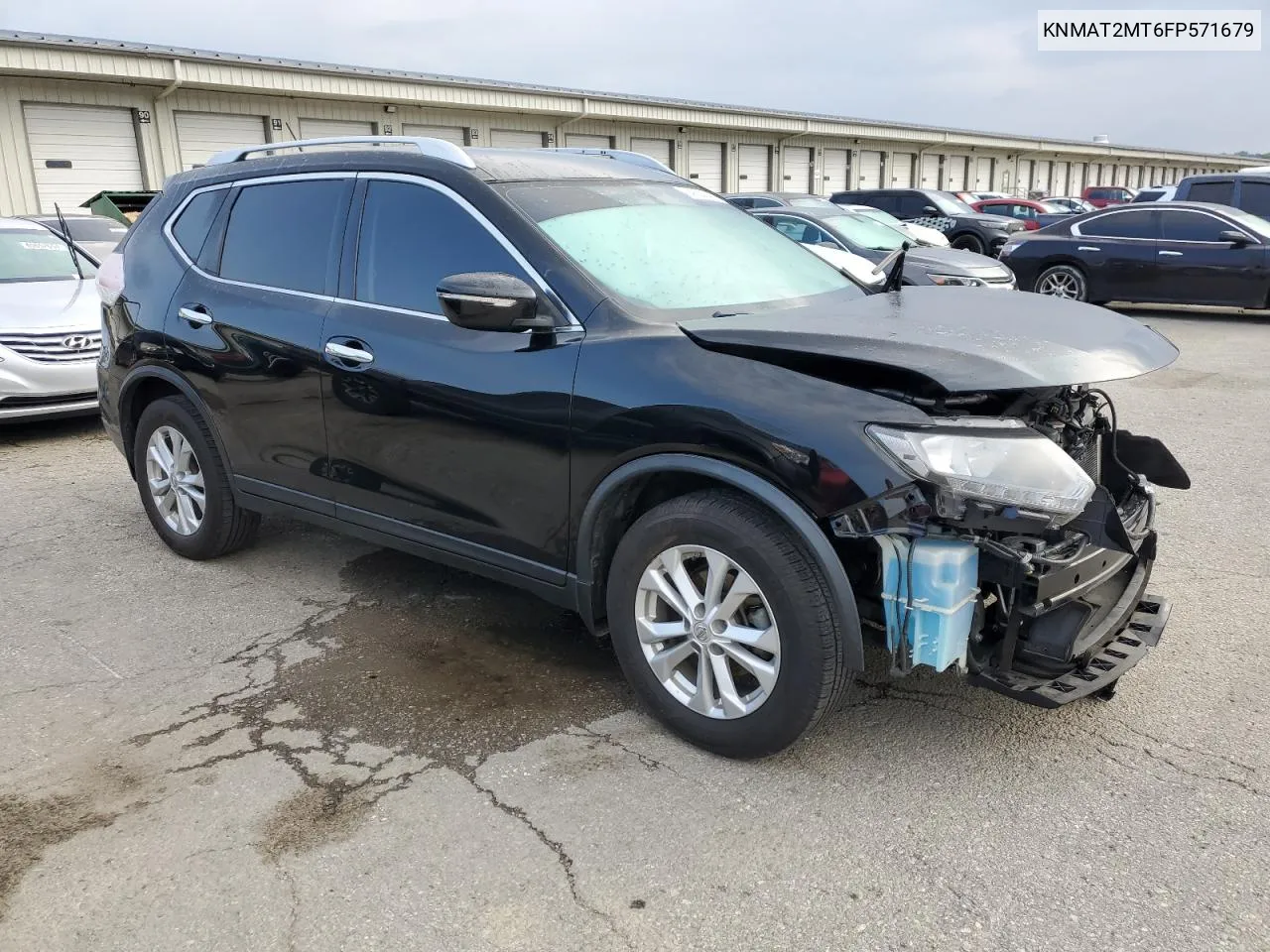 2015 Nissan Rogue S VIN: KNMAT2MT6FP571679 Lot: 65827344