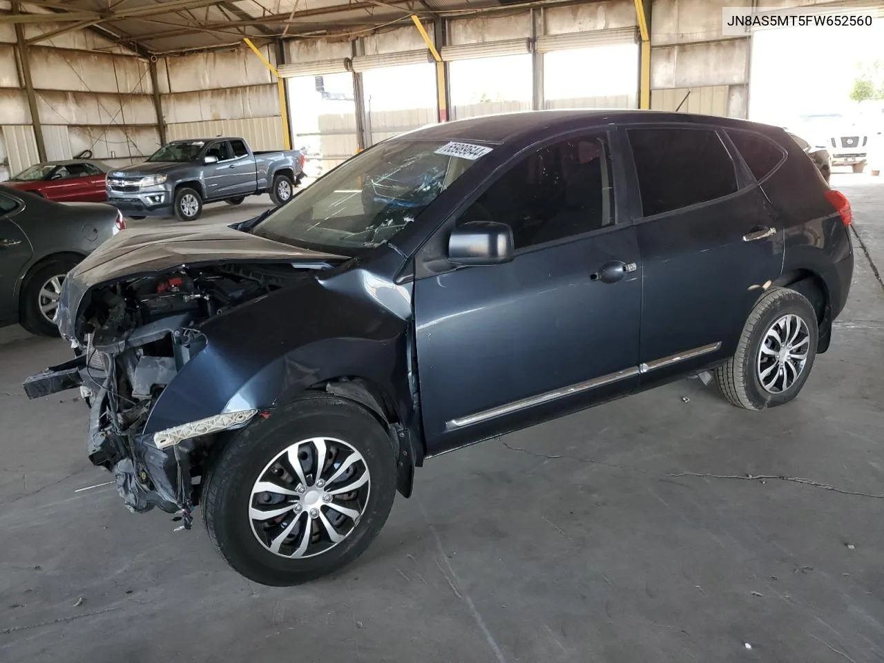 2015 Nissan Rogue Select S VIN: JN8AS5MT5FW652560 Lot: 65989644