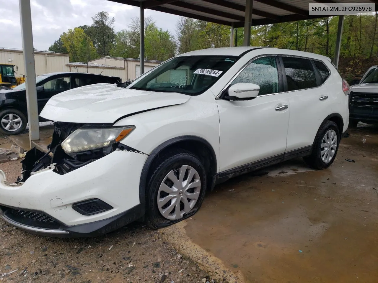 2015 Nissan Rogue S VIN: 5N1AT2ML2FC926978 Lot: 65995324