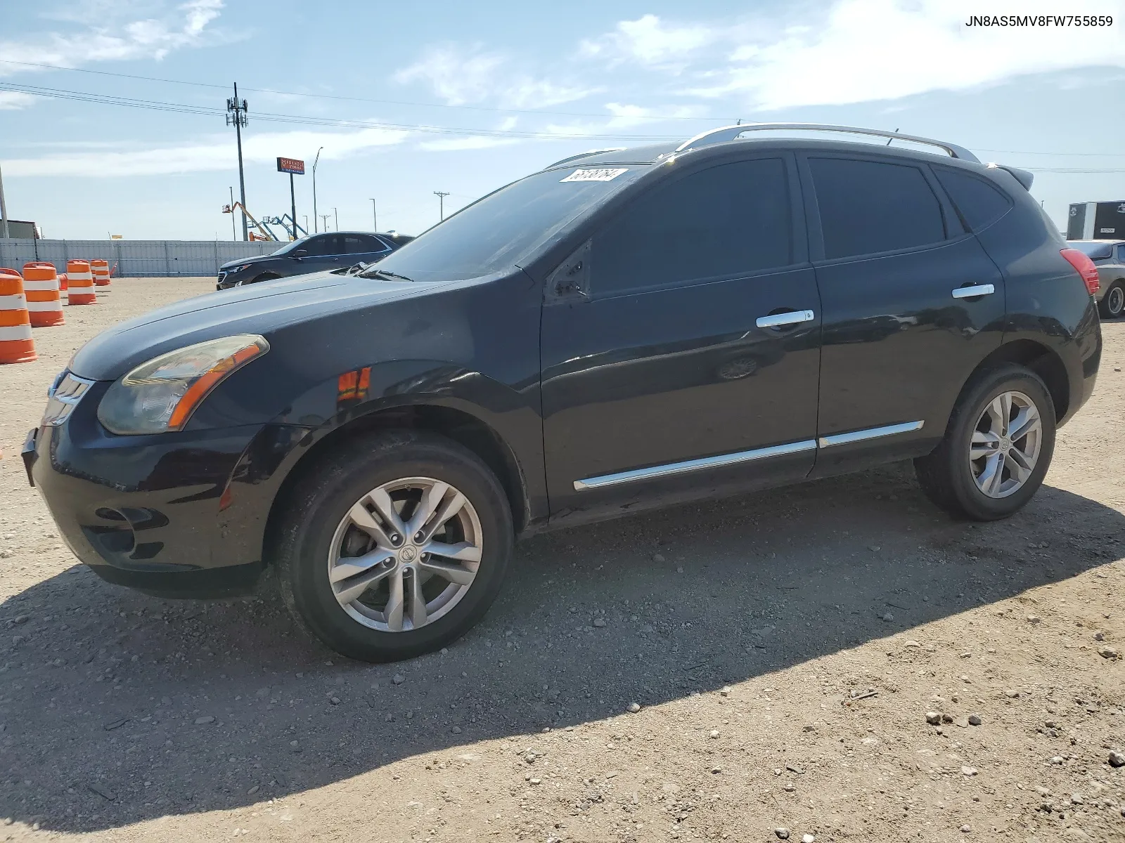 2015 Nissan Rogue Select S VIN: JN8AS5MV8FW755859 Lot: 66138764