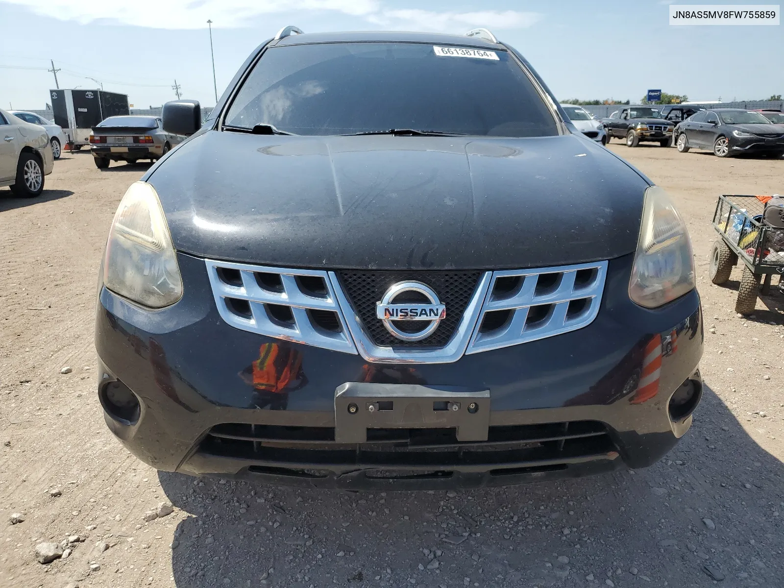 2015 Nissan Rogue Select S VIN: JN8AS5MV8FW755859 Lot: 66138764