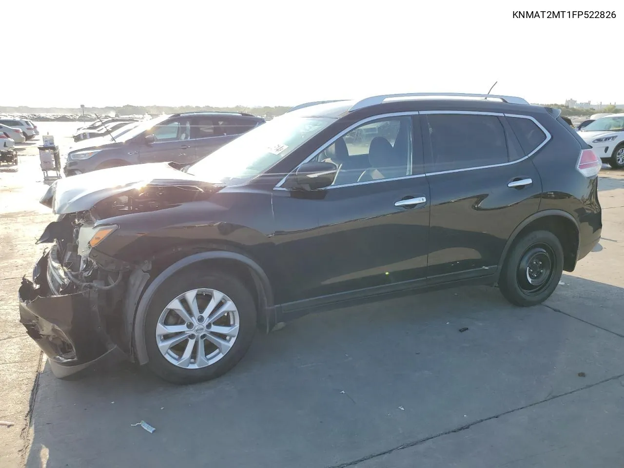 2015 Nissan Rogue S VIN: KNMAT2MT1FP522826 Lot: 66544614