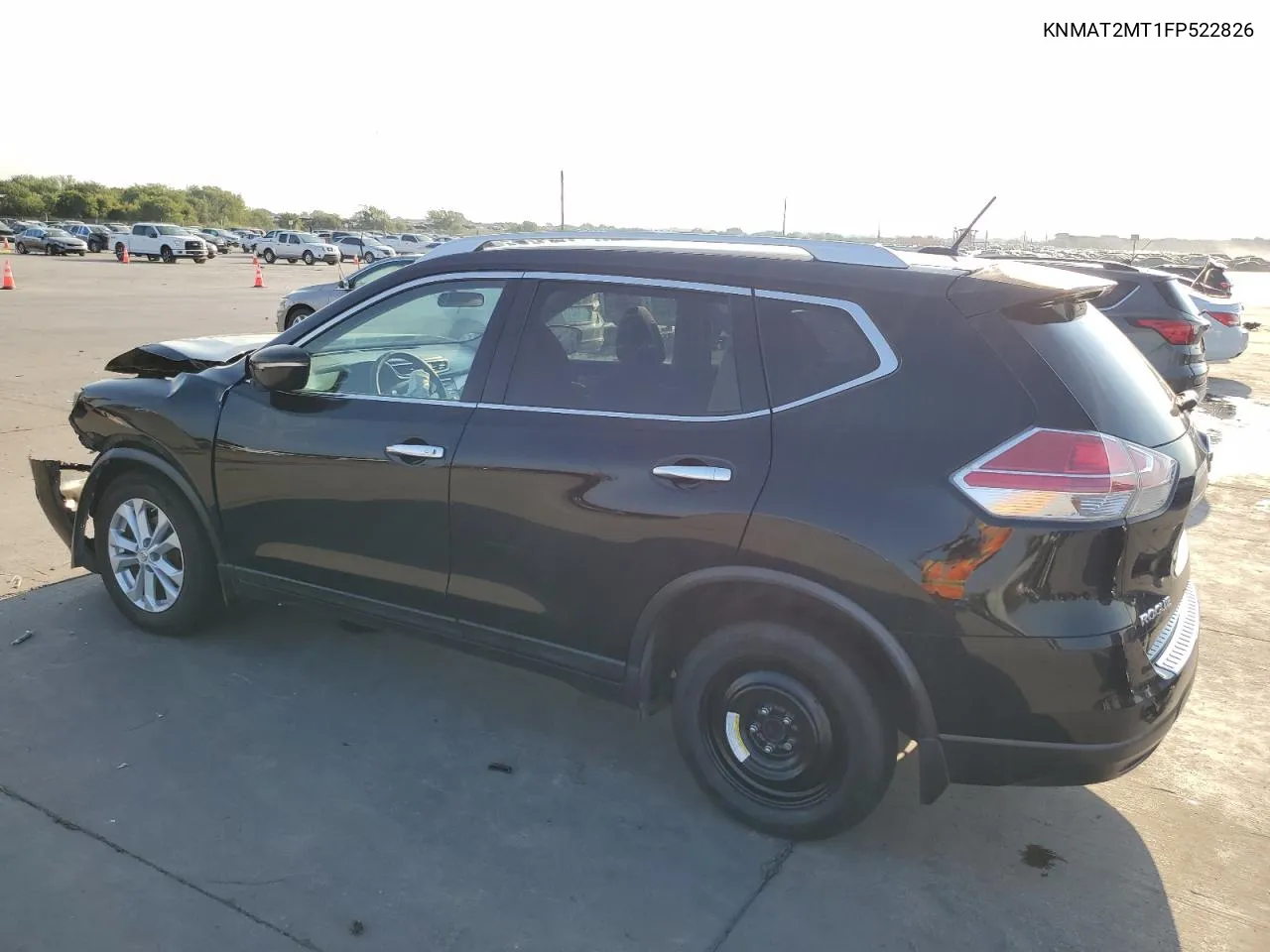 2015 Nissan Rogue S VIN: KNMAT2MT1FP522826 Lot: 66544614