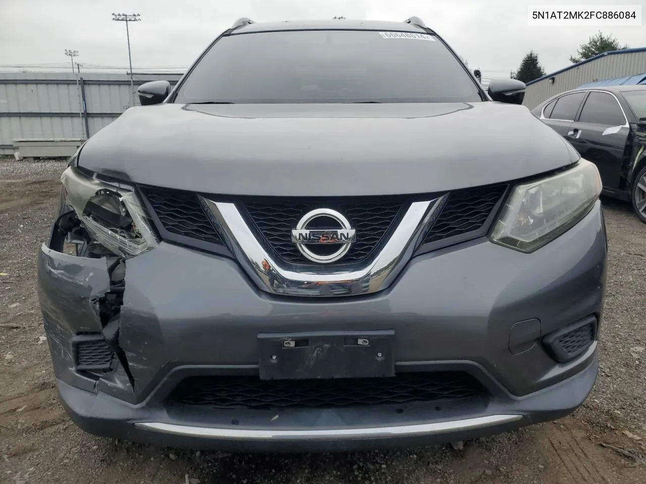 2015 Nissan Rogue S VIN: 5N1AT2MK2FC886084 Lot: 66648614