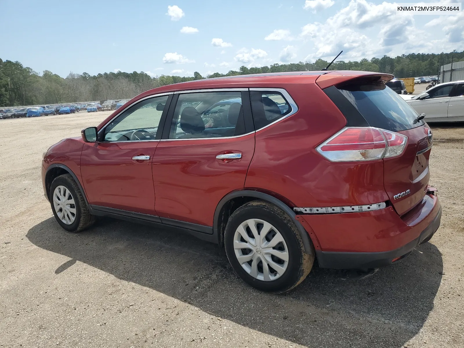 2015 Nissan Rogue S VIN: KNMAT2MV3FP524644 Lot: 66760204